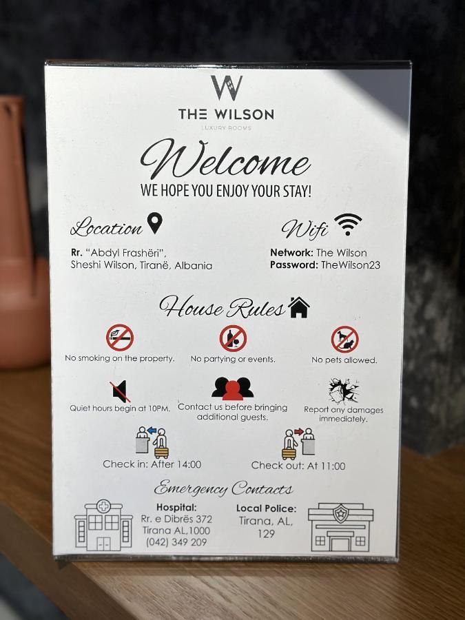 Hotel The Wilson Tirana Zewnętrze zdjęcie
